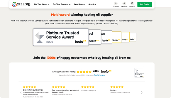 Your NRG get a quote with Trustpilot rating