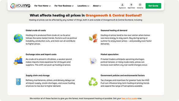 Your NRG website